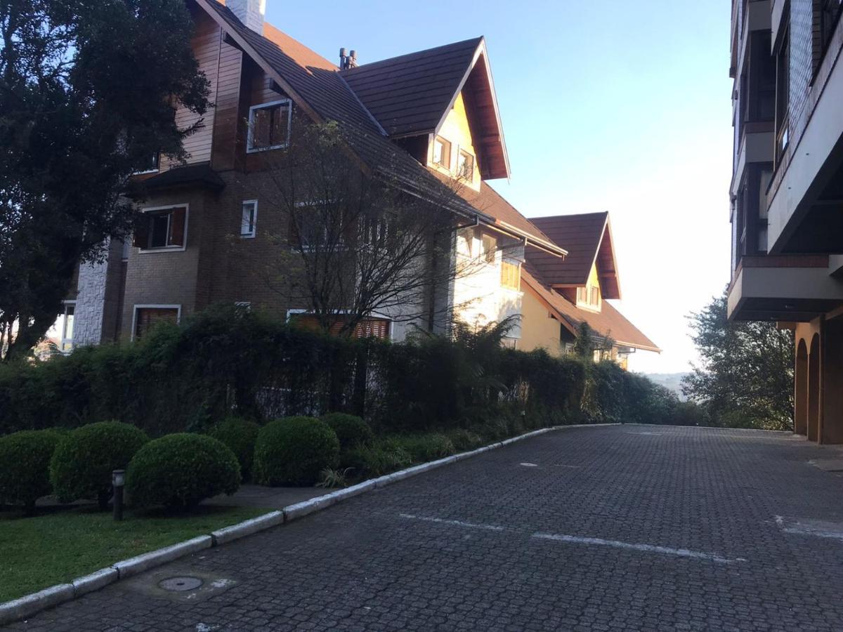 Flat Morada Das Hortensias Centro - Proximo Da Rua Coberta Gramado Eksteriør bilde
